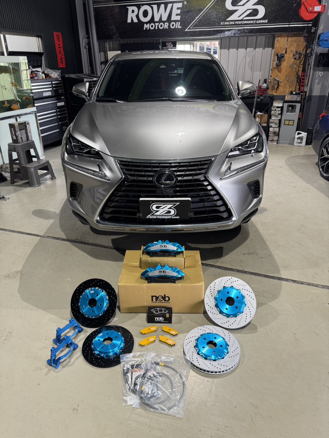 Big Brake Kit Upgrade Case: LEXUS NX200t